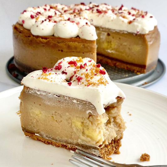 Banoffee Biscoff Baked Cheesecake