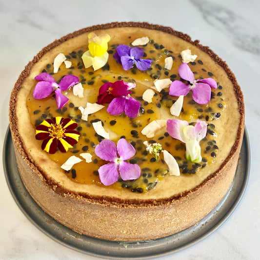 Coconut Passion Baked Cheesecake
